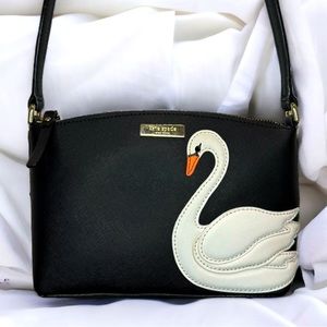 KATE SPADE Swan Around Millie Leather Crossbody